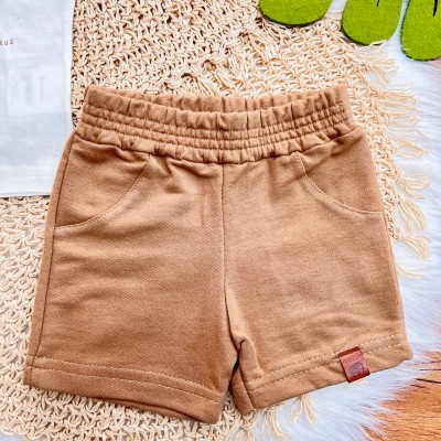 Conj. Regata Stegosaurus e Bermuda em Moletinho - Areia